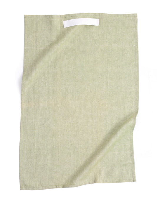 1 Canoe 2 Herringbone Kitchen Towel-Green