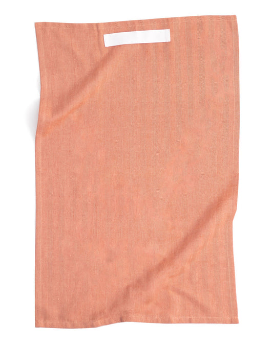 1 Canoe 2 Herringbone Kitchen Towel-Red