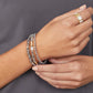 Spartina 449 Sparkle Stretch Bracelet Stack- Silver