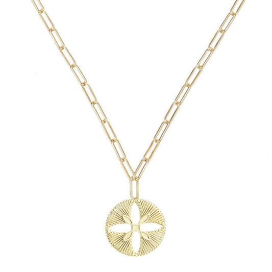 Natalie Wood Designs "Sea Breeze" Pendant Necklace-Gold