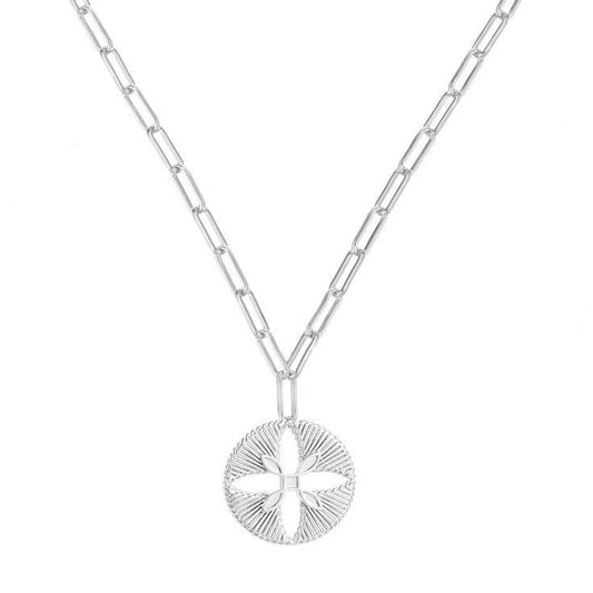 Natalie Wood Designs "Sea Breeze" Pendant Necklace-Silver