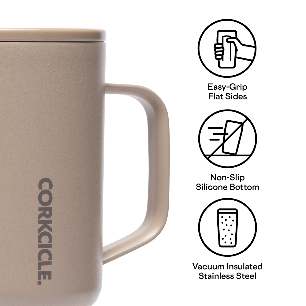 Corkcicle Classic Coffee Mug-Desert 16oz