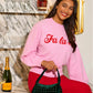 Shiraleah "Fa La La" Sweater-Bubblegum