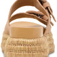 Dolce Vita "Witny" Woven Raffia Sandal-Toffee