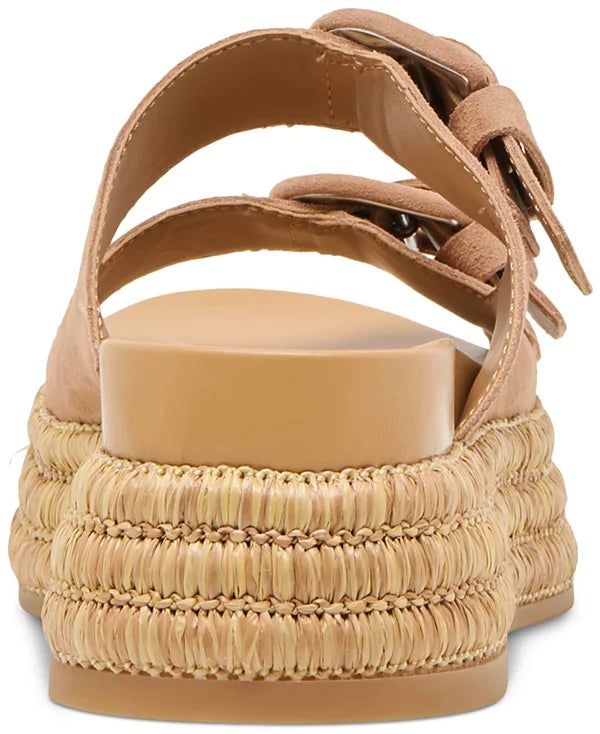 Dolce Vita "Witny" Woven Raffia Sandal-Toffee