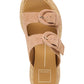 Dolce Vita "Witny" Woven Raffia Sandal-Toffee