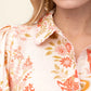 Spartina 449 "Gloria" Blouse- Castillo Toile Cream