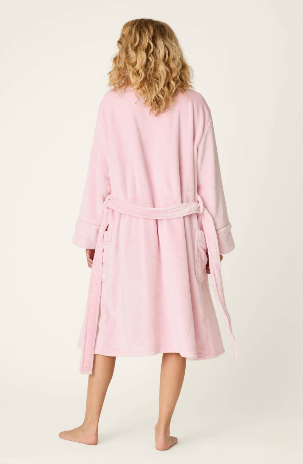PJ Salvage Luxe Plush Robe-Ballet Pink