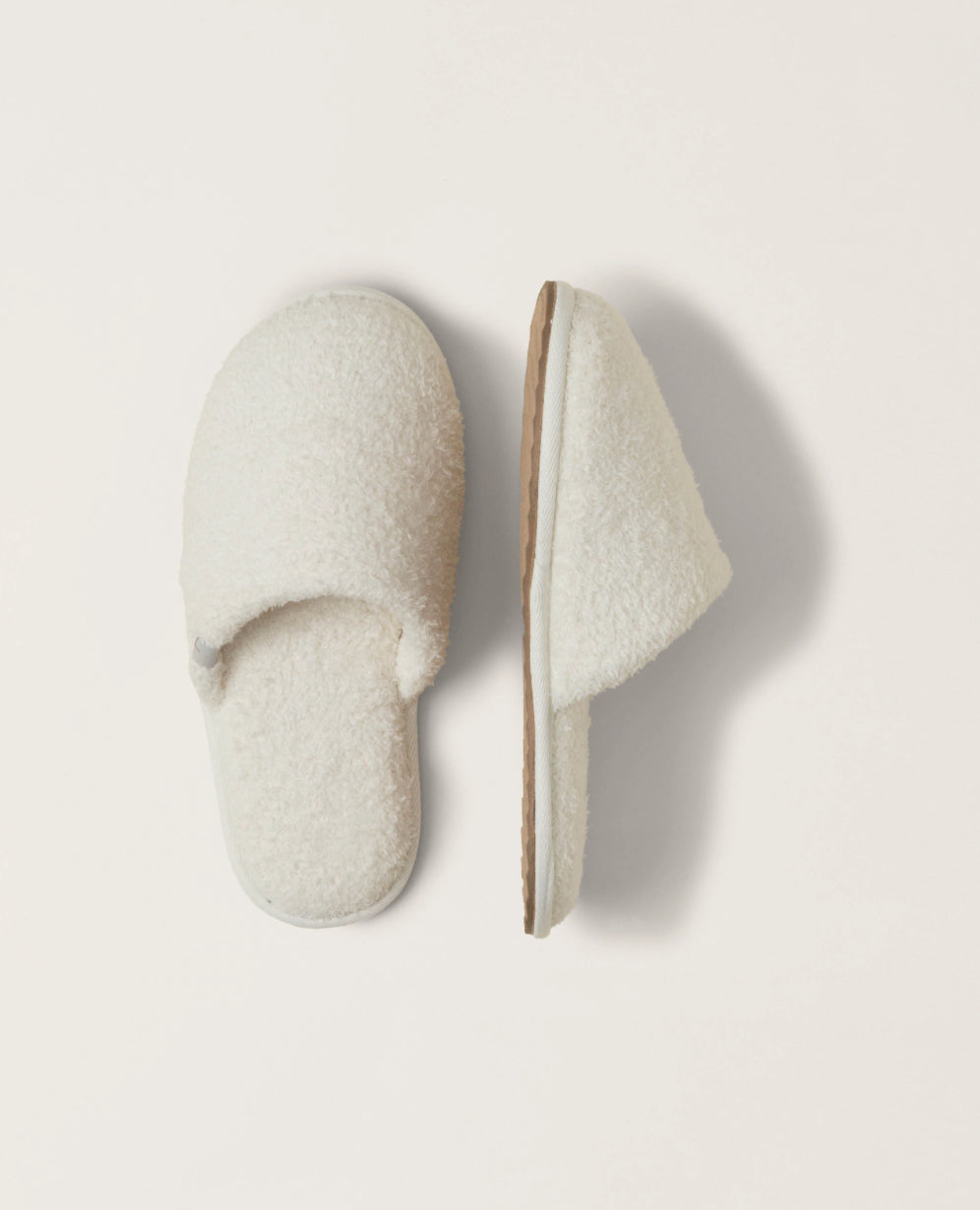 Barefoot Dreams CozyChic® Unisex Slipper- Cream