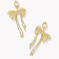 Kendra Scott Krista Bow Statement Earring - Gold White Mix