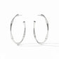 Julie Vos “Bamboo” Hoop Earring - Silver