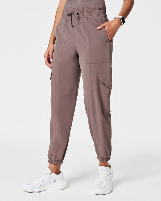 Spanx On the Move Cargo Jogger-Smoke