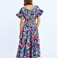 Lili Sidonio "Samantha" Dress- Paintbrush Print