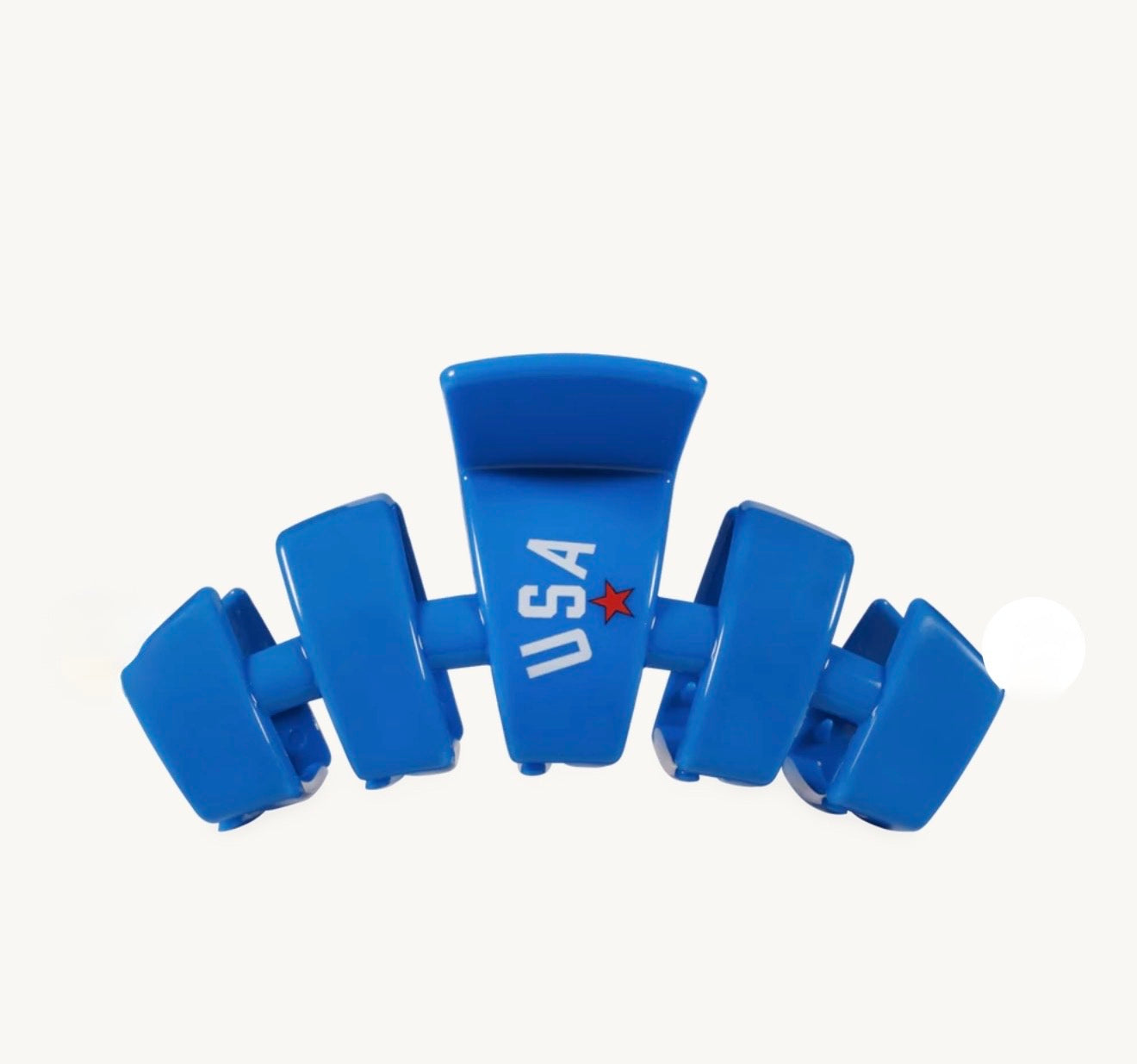 Teleties Classic Medium Claw Hairclip-USA Classic Blue