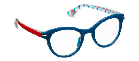 Peepers "Daphne" - Teal/Red Check