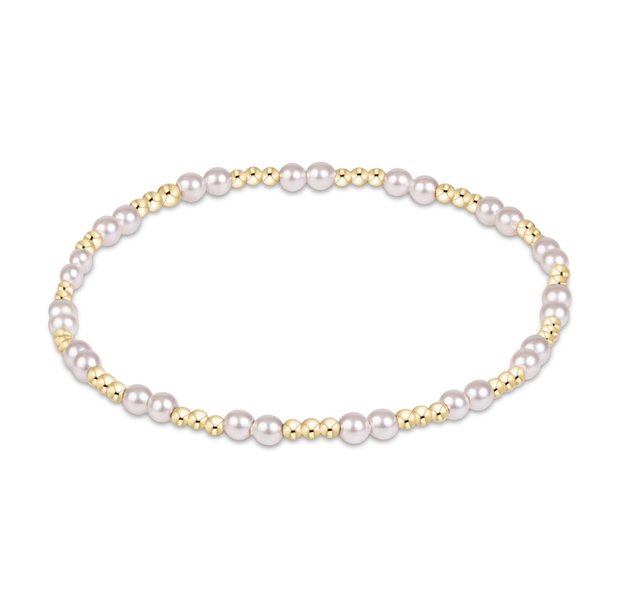 Enewton "Together" 3mm Pearl Bracelet-Gold