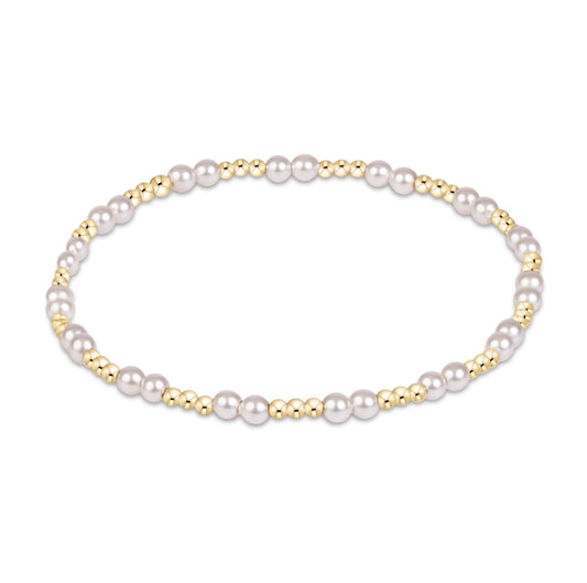 Enewton "Together" 3mm Pearl Bracelet-Gold