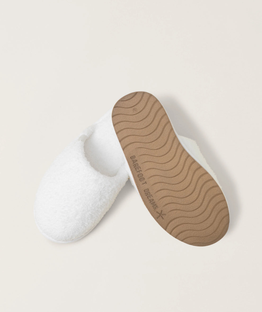 Barefoot Dreams CozyChic® Unisex Slipper- White