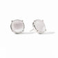 Julie Vos “Honey” Stud-Silver/Iridescent Clear Crystal