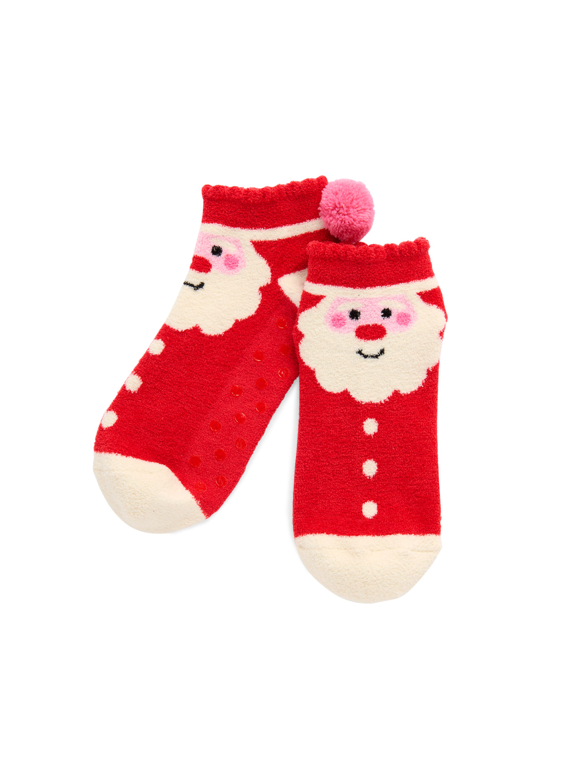 Shiraleah "Santa" Socks-Red