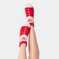 Shiraleah "Santa" Socks-Red