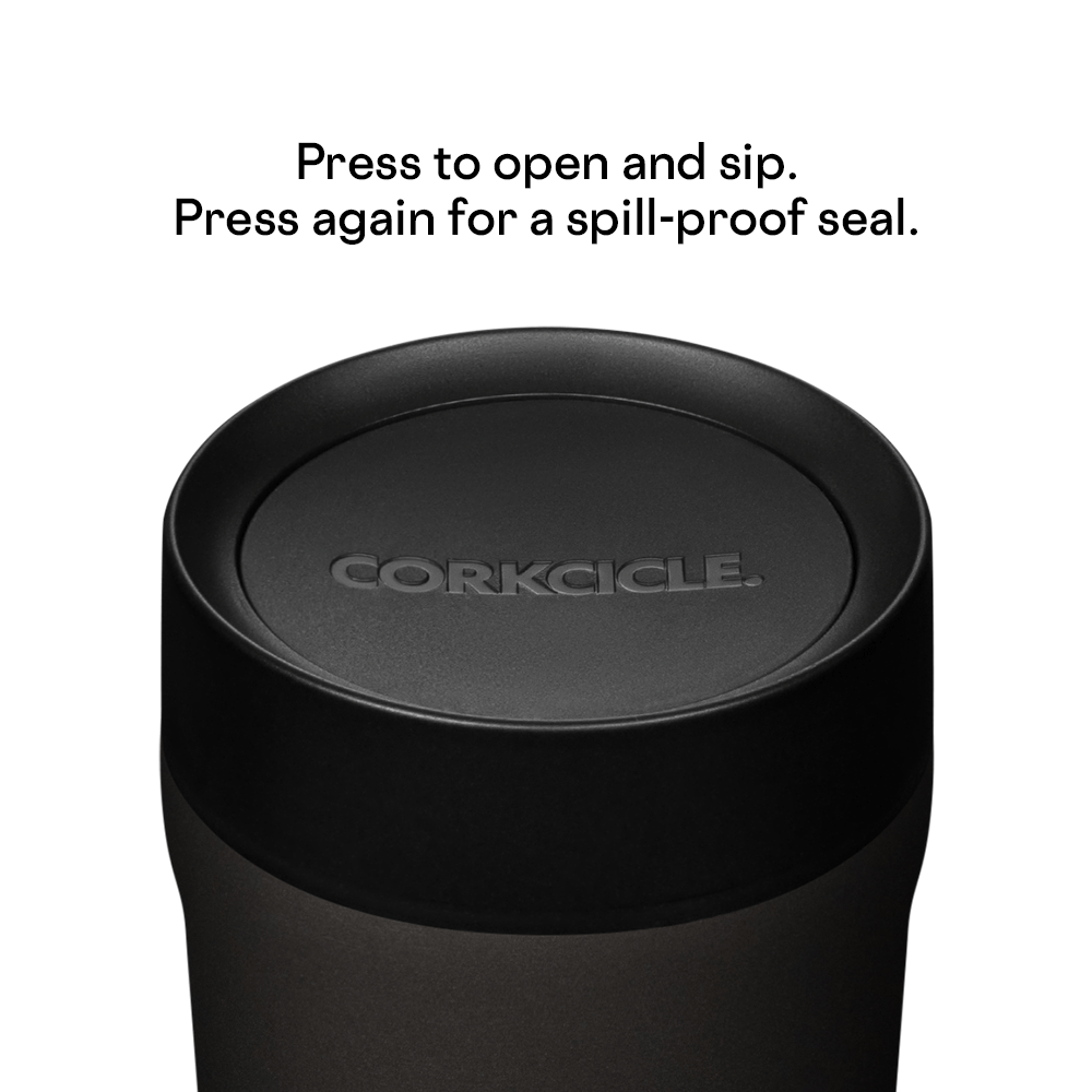 Corkcicle 17oz. Commuter Cup Spill-Proof Insulated Travel Coffee Mug - Walnut Wood