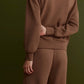 Varley “The Wide Leg” 30” Pant- Golden Bronze Marl