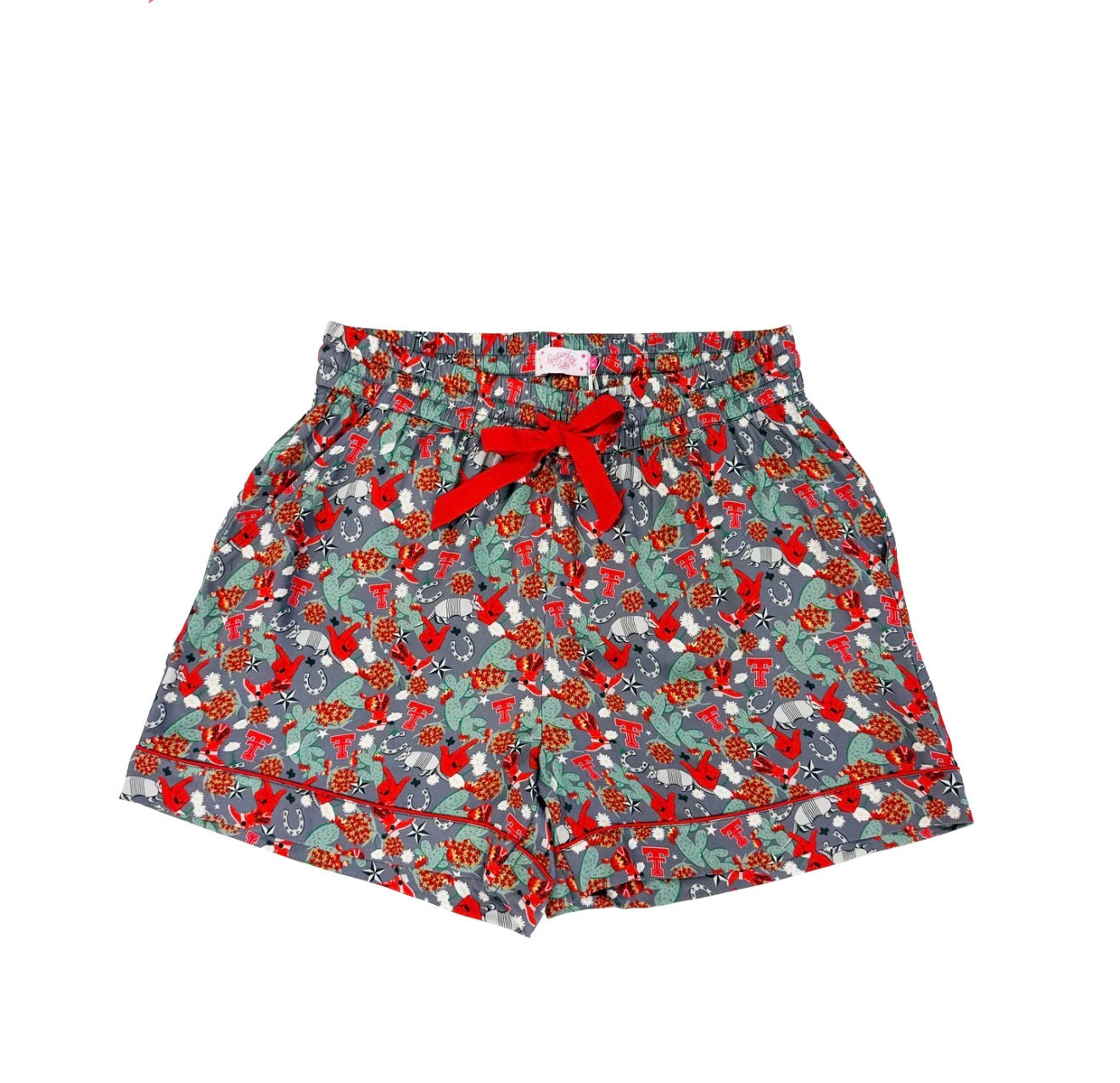 Saturday Silks “Texas Tech” Sleep Shortie