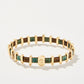 Spartina 449 Tila Stretch Bracelet-Green/Brown