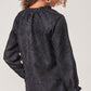 Spartina 449 "Josette" Jacquard Blouse-Black