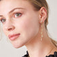 Spartina 449 Swinging Chain Earrings-Crystal