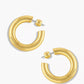 Gorjana Lou Statement Hoops-Stainless Steel Posts