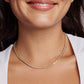 Kendra Scott Bella Tennis Necklace- Gold White CZ