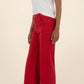 Kut from the Kloth "Meg" High Rise Wide Leg- Ruby Red