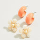 Spartina 449 Sweet Song Earrings Set-Cream/Coral