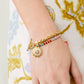 Spartina 449 Stone Stretch Bracelet 4mm- Multi