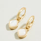 Spartina 449 Maera Drop Hoop Earring -MOP