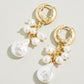 Spartina 449 Cascade Hoop Earrings-Pearl