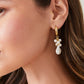 Spartina 449 Cascade Hoop Earrings-Pearl