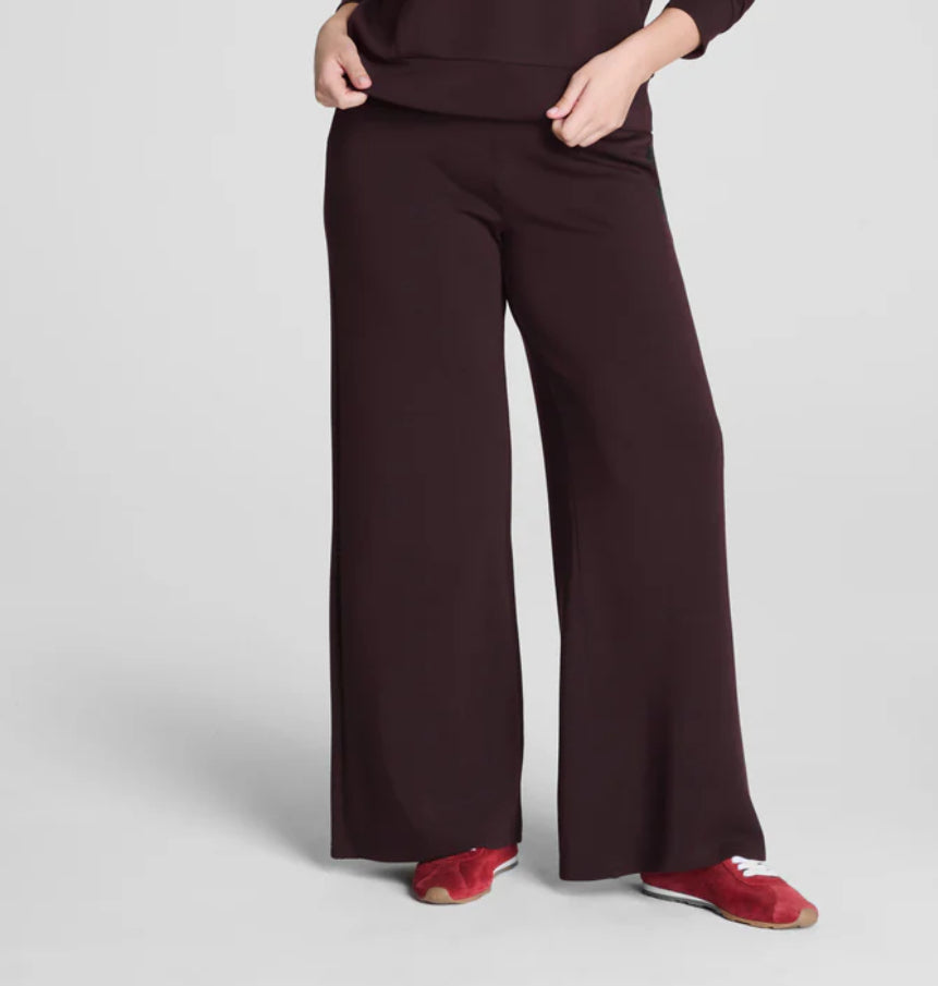 Spanx Air Essentials Wide Leg Pant-Truffle