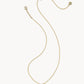 Kendra Scott Mini Elisa Dira Necklace-Gold/Bright White Opal