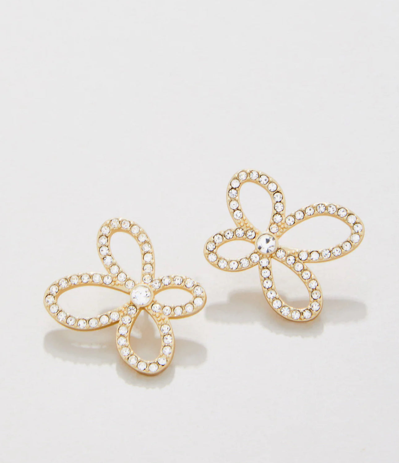 Spartina 449 Louise Flower Earrings-Crystal