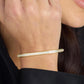 Melinda Maria “Ashley” Pavé Cuff-Gold/White