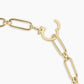 Gorjana Zoey Statement Link Necklace-Gold