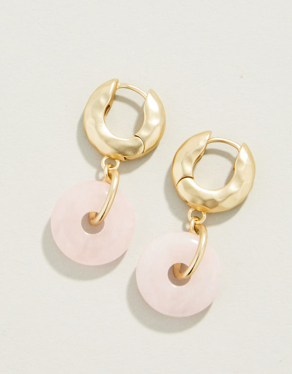 Spartina 449 Ophelia Earrings-Rose Quartz