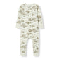 Milkbarn Kids “Country Toile” Luxe Stretch Zipper Pajama