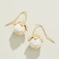 Spartina 449 Bauble Drop Earrings-Pearl