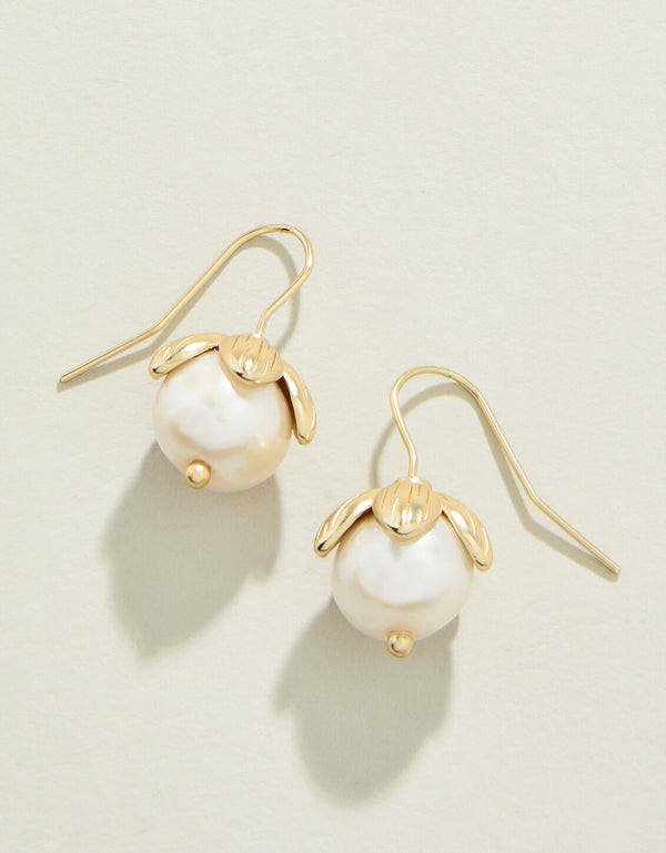 Spartina 449 Bauble Drop Earrings-Pearl