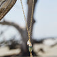 Spartina 449 Harper Necklace 30" -Pearl/Grey