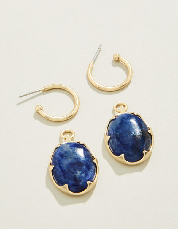 Spartina 449 Coralie Earrings-Blue